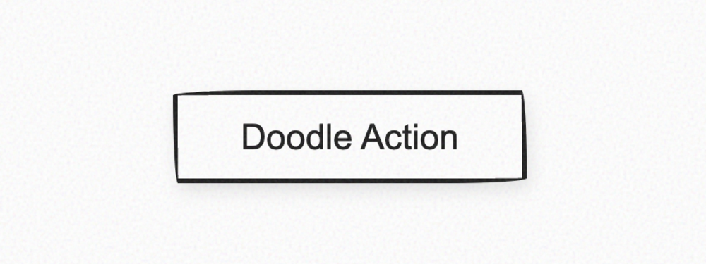 Sketch Hand-Drawn Button