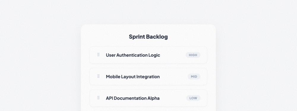 Drag-and-Drop Sortable List