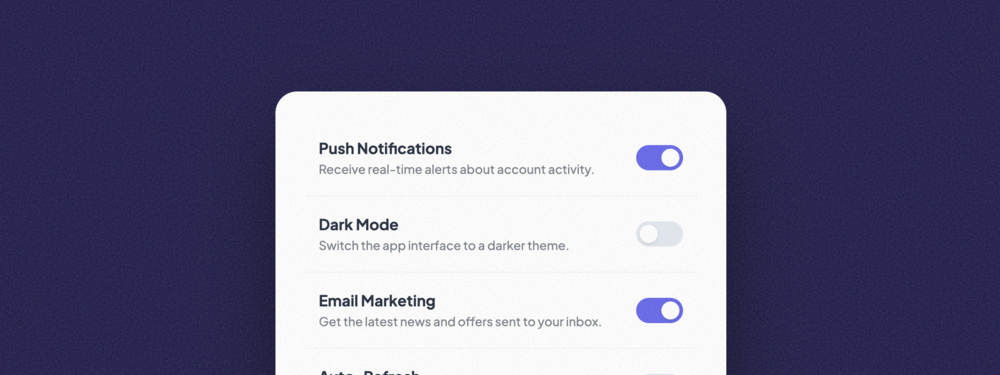Toggle Option List