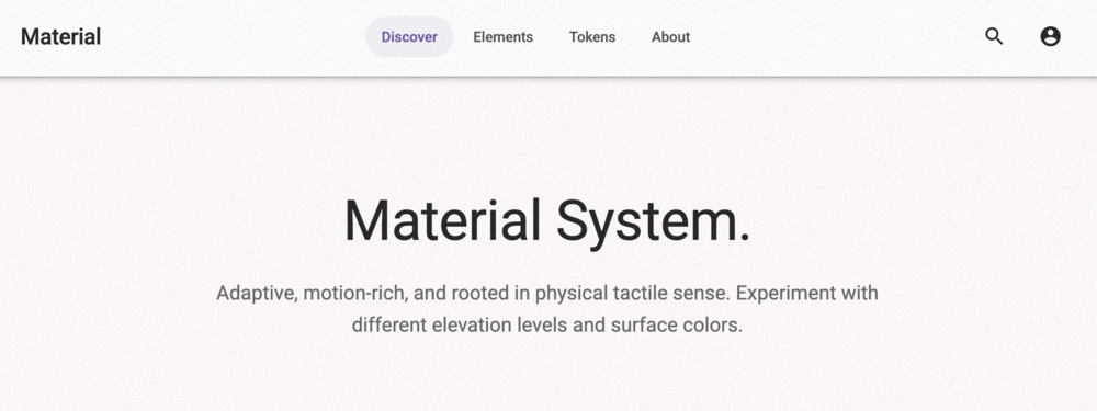 Material Design Navbar