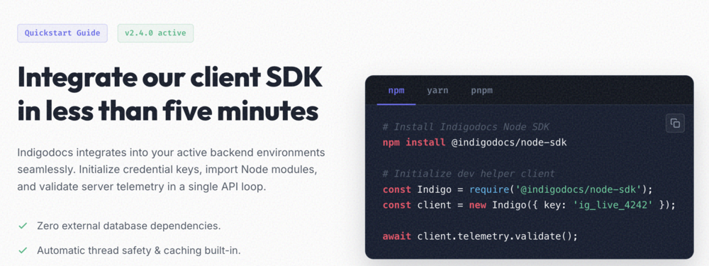 Documentation UI Kit Preview