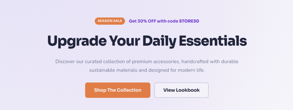 E-commerce Starter UI Kit Preview