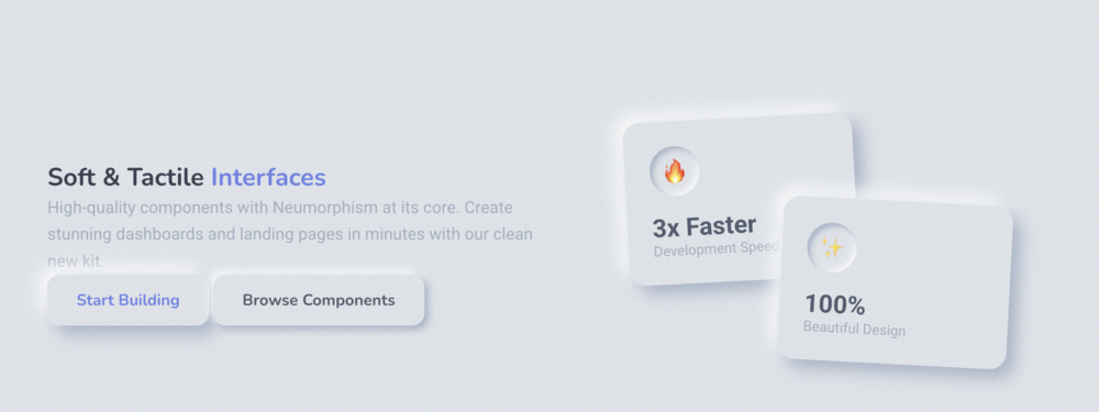 Neumorphism UI Kit UI Kit Preview
